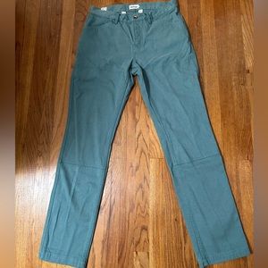 Taylor Stitch Chore Pant in Ocean Duck Boss